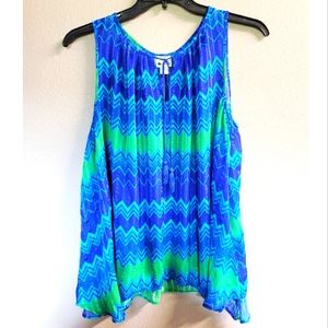 Stylus Sheer Sleeveless Top